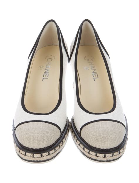 chanel espadrilles wedges